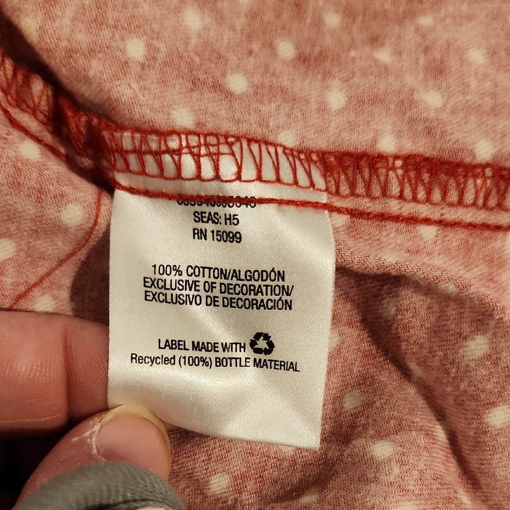 Laura Scott Red Polka Dot and Scotties Short Nightgown - Picture 8 of 9